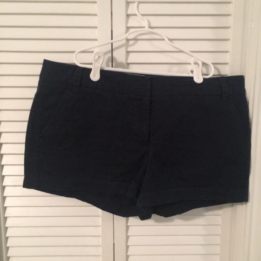 Navy jcrew chino shorts